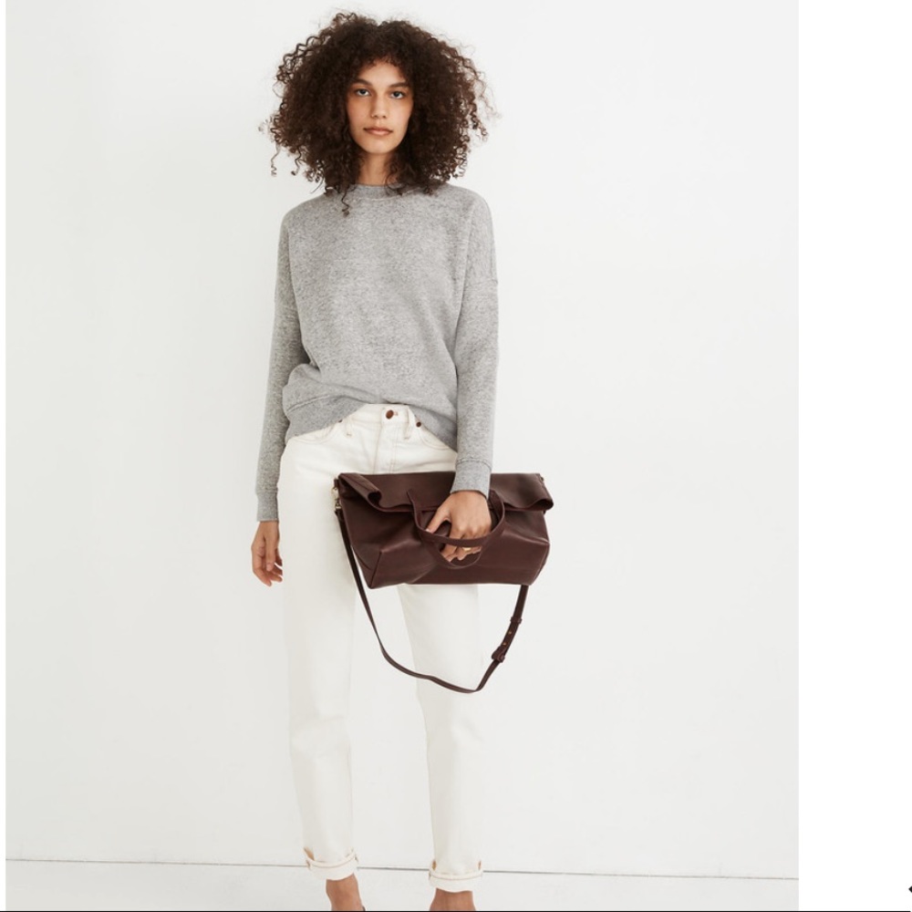 Madewell MWL BetterTerry Crewneck Pocket Sweatshirt